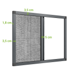 Fliegengitter zum Bohren und Kleben für Fenster und Türen – Bild 2