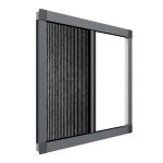 Fliegengitter zum Klemmen für Fenster und Türe – Bild 2