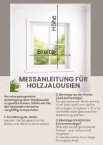 Holzjalousie 50mm – Bild 2