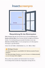 Fliegengitter zum Klemmen für Fenster und Türe – Bild 5
