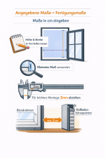 Fliegengitter zum Bohren und Kleben für Fenster und Türen – Bild 7